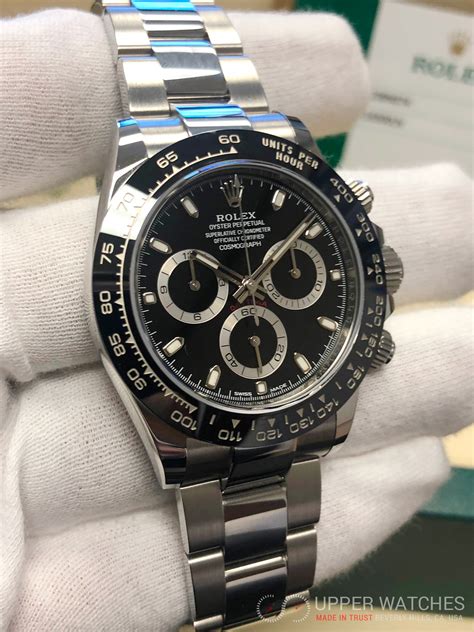 rolex daytona racing dial steel|Rolex daytona black dial price.